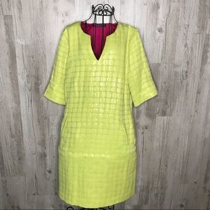 Marc New York Andrew Marc Neon Pocket Shift Dress 8